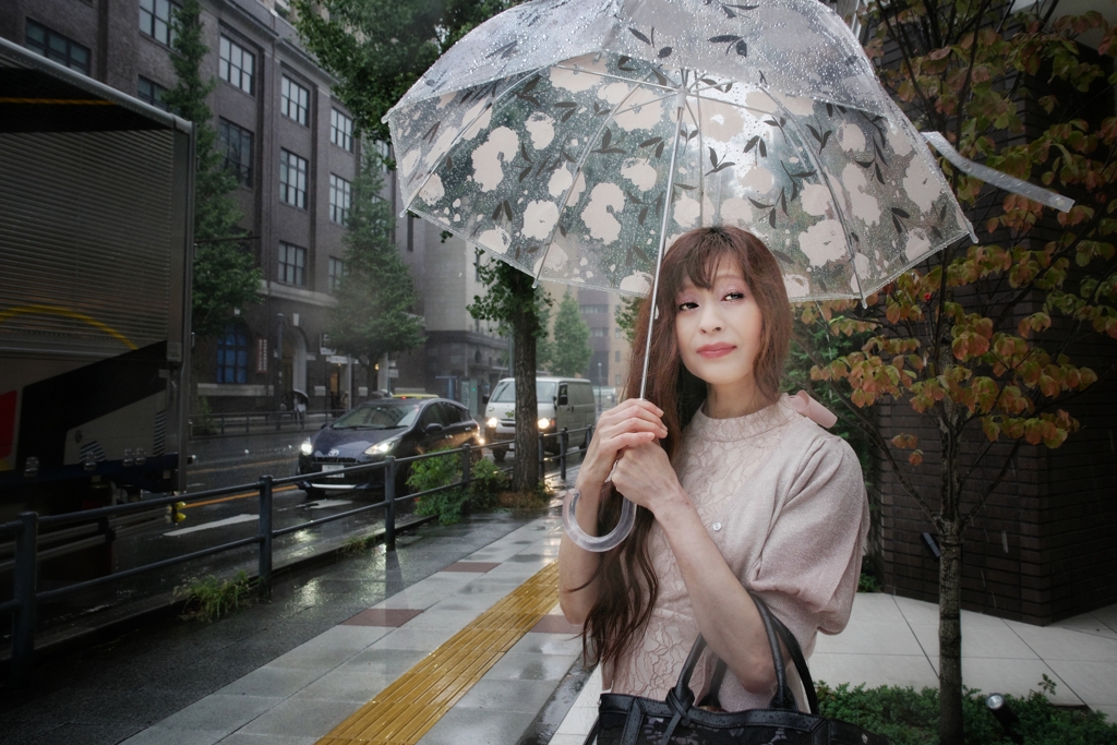 雨の日ポトレ