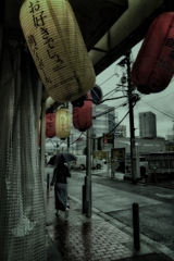 雨のストリートフォト