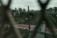 長い踏切(横浜市鶴見区)