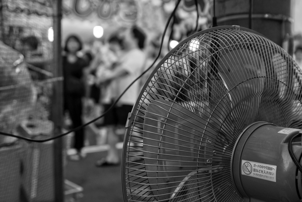 夏祭り(扇風機)