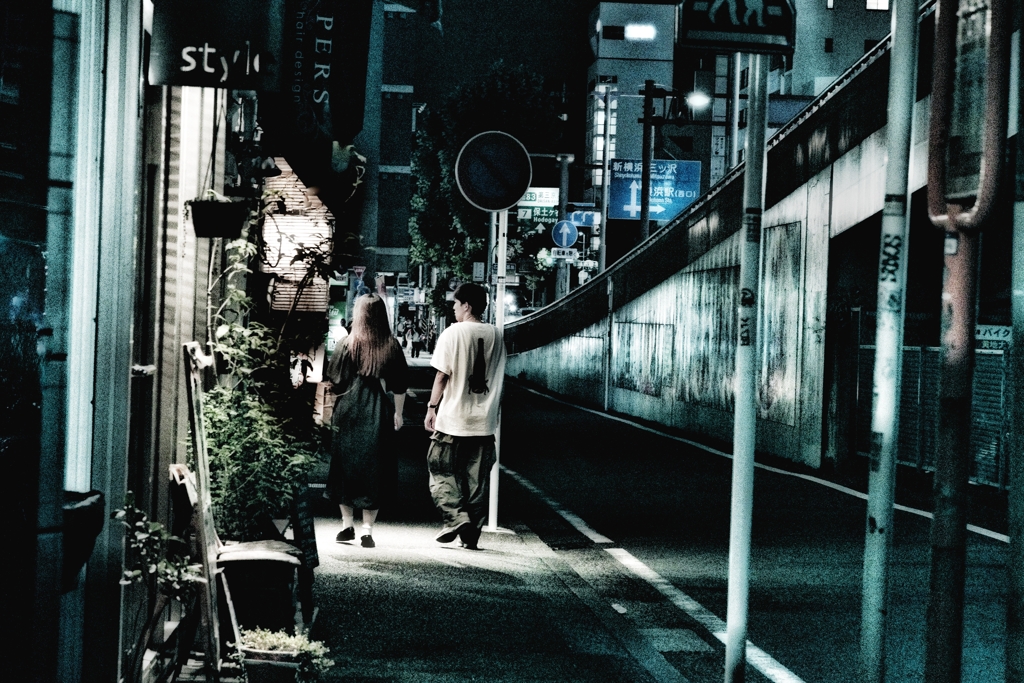 帰り道にて