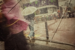 台風のストリートフォト