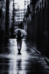 雨の黄金町