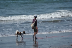 一年前の鎌倉由比ガ浜海岸