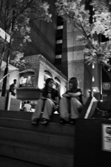 夜のストリートフォト