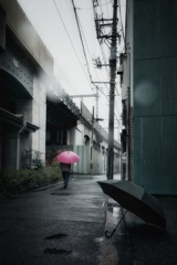雨のストリートフォト