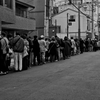 大晦日の人気蕎麦屋の行列