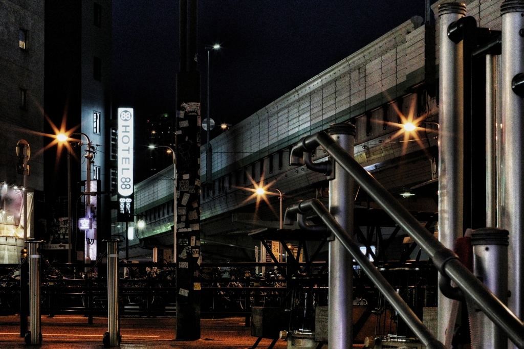 夜　西心斎橋(大阪市中央区)