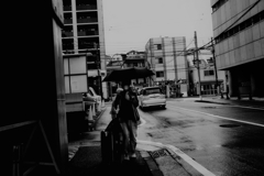 雨のストリートフォト