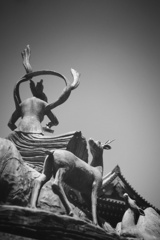 寺院にて