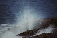 隕石ではなくただの水しぶき