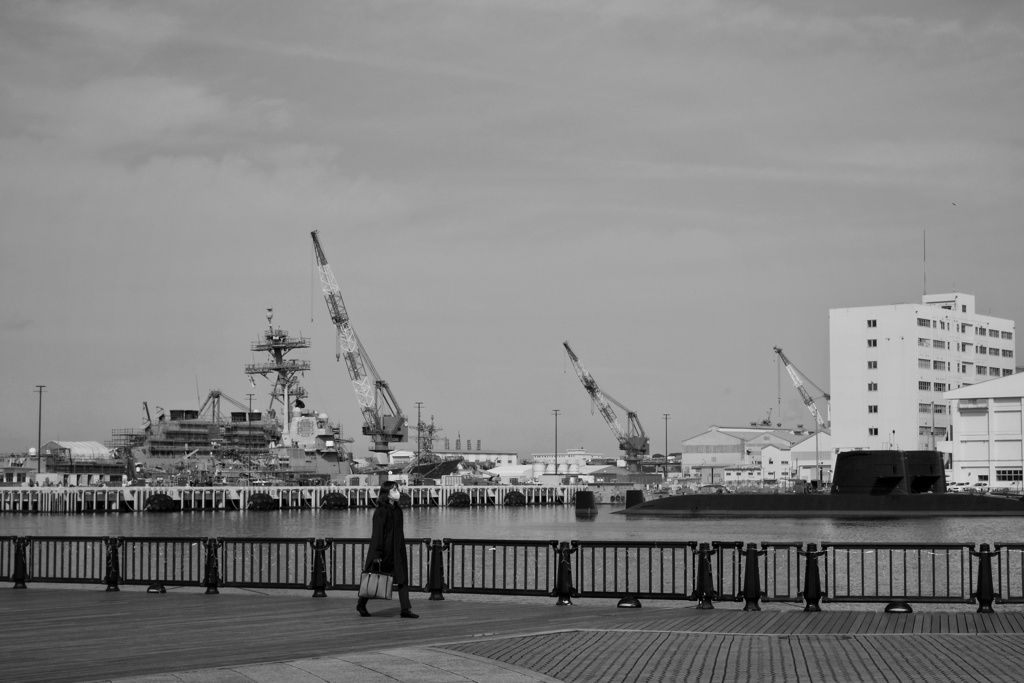 横須賀基地そば