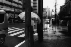 雨のストリートフォト