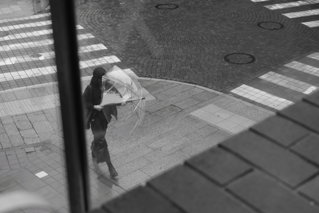 雨の横浜元町