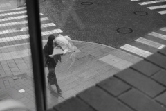 雨の横浜元町