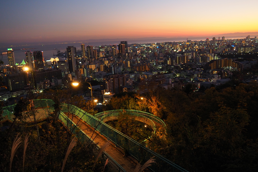 夕暮れのヴィーナスブリッジ