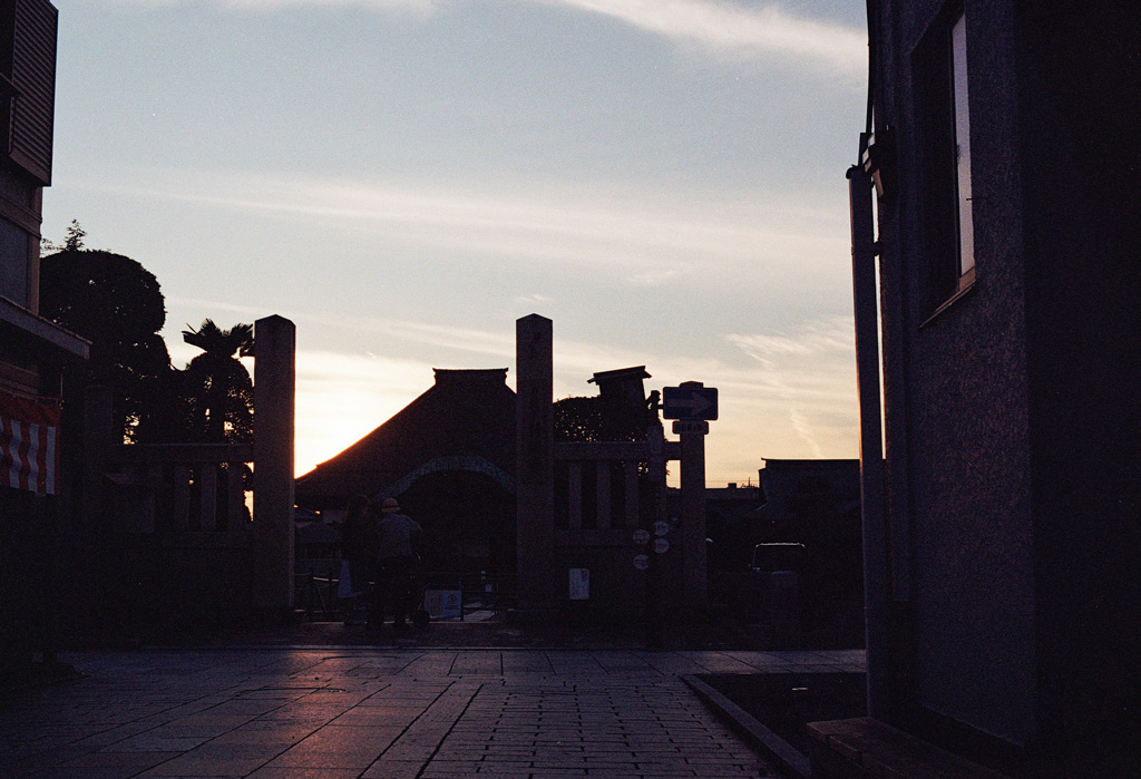 川越夕暮れ