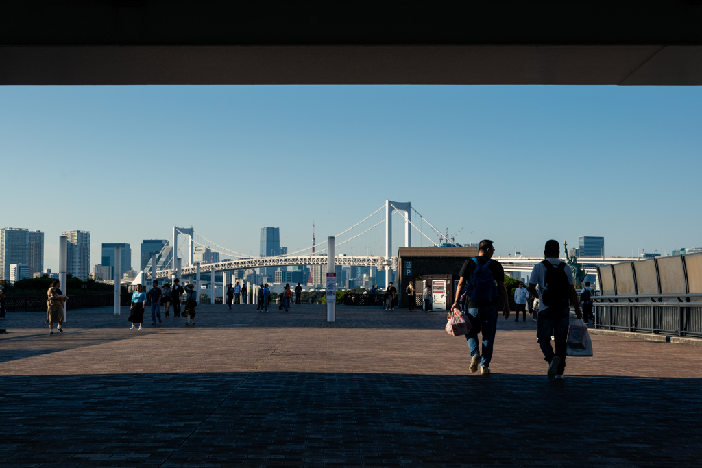 高架下からの景色