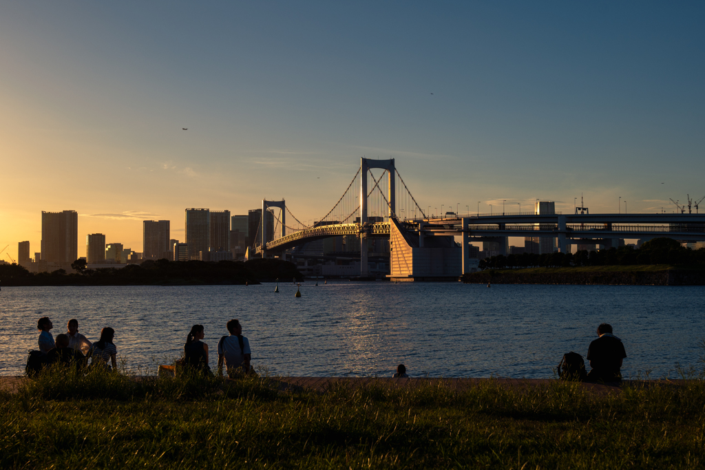 夕焼けとひなたぼっこ