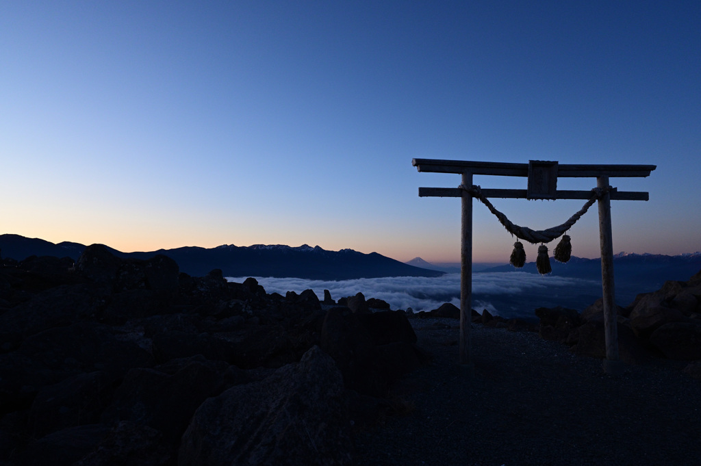 車山山頂にて