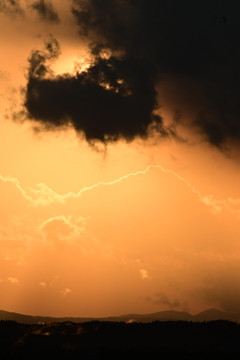 雨あがりの夕暮