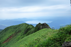 五百羅漢と田沢湖　秋田駒ケ岳