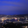 夜景長崎と少し青空