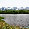 知床三湖から見る知床連山