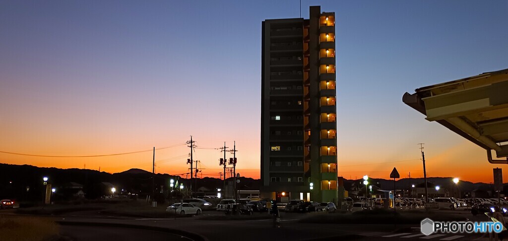 秋の夕暮れ