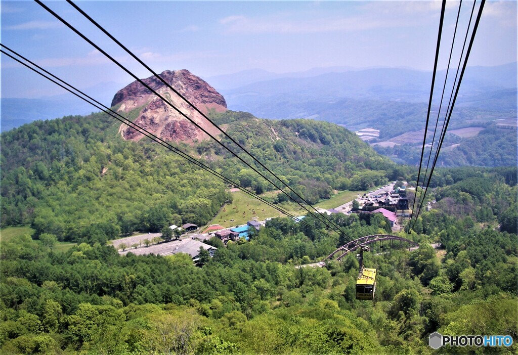 昭和新山の溶岩ドーム