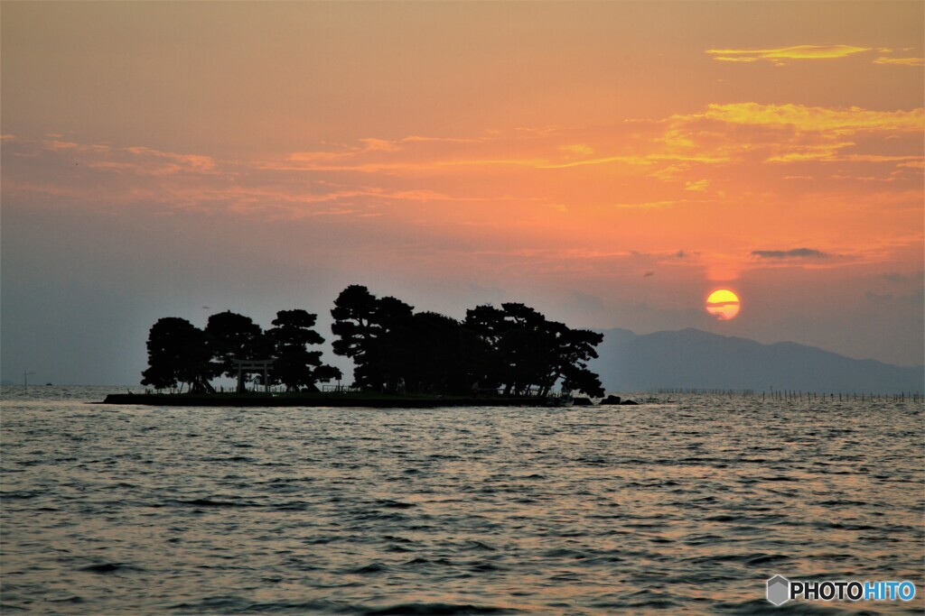 宍道湖の夕景　Ⅱ