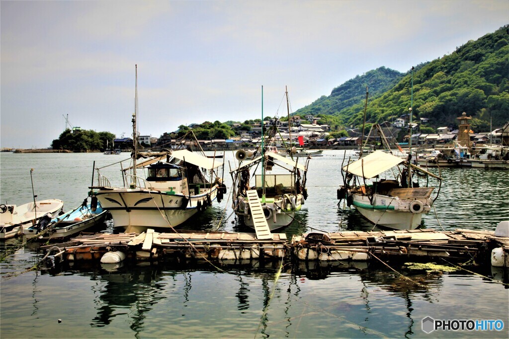 鞆の浦の漁船