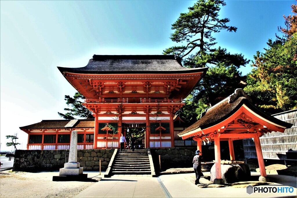日御碕神社の楼門