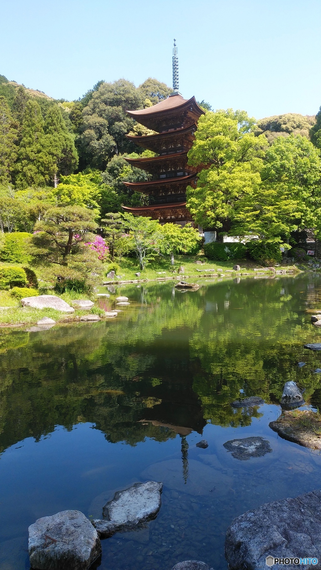 瑠璃光寺の五重塔