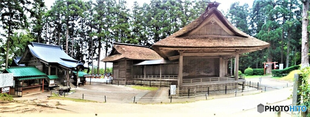白山神社の能楽堂