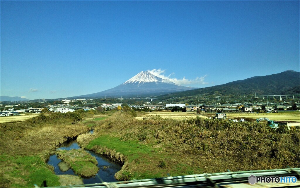 車窓から見る富士山（２）