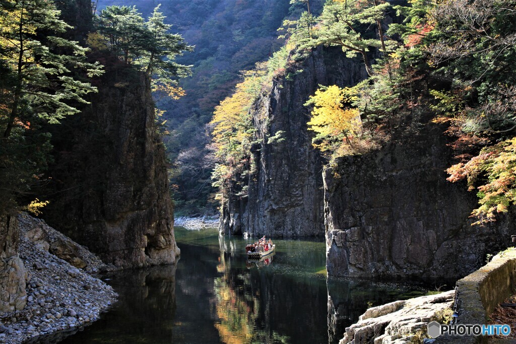 秋の三段峡