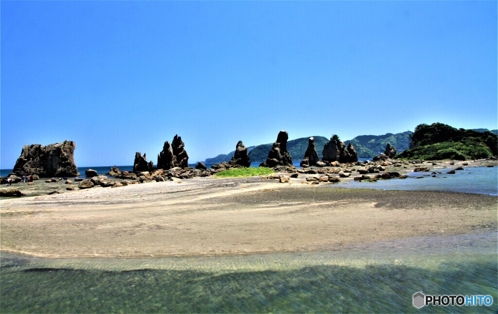 奇岩の列