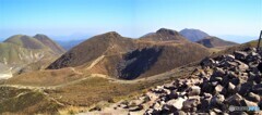 久住山山頂から見る南側の風景