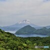 洞爺湖と羊蹄山