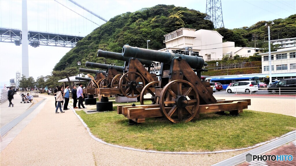 関門海峡を睨む長州砲