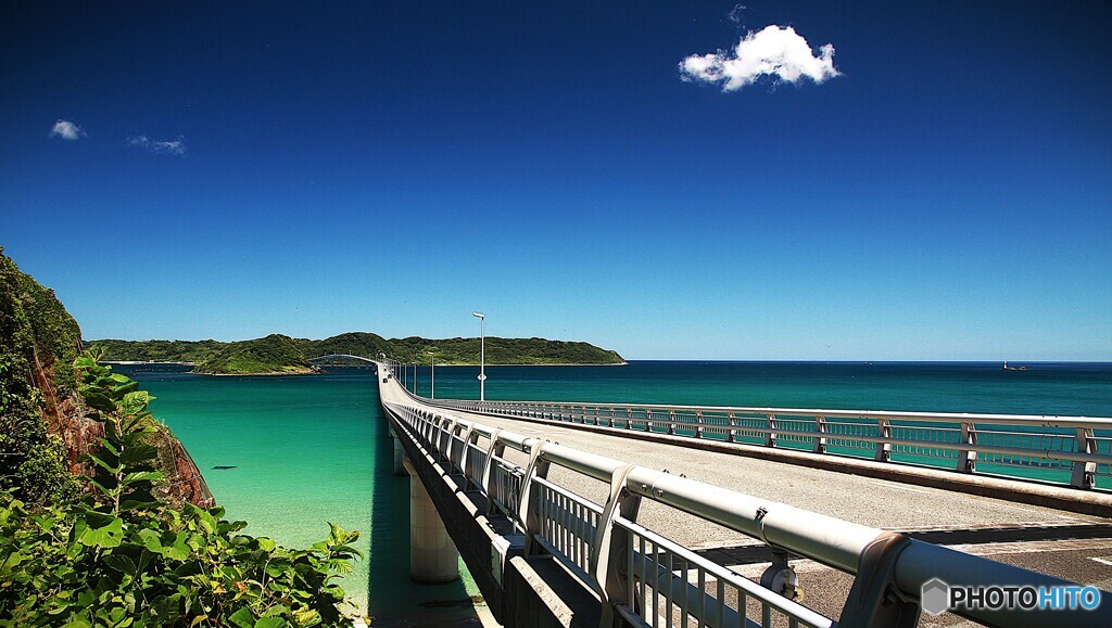 紺碧の海と空
