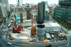 名古屋駅　再開発中