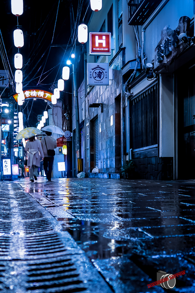 雨の日、二人の距離