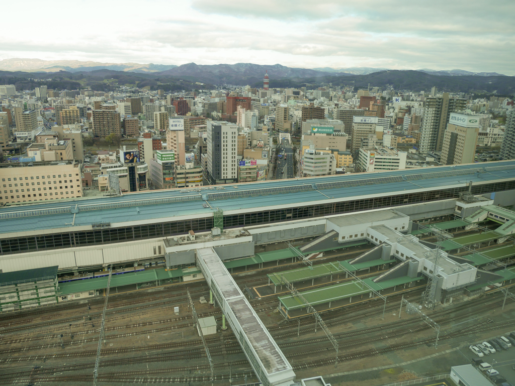 中川将志の盛岡駅と市街地