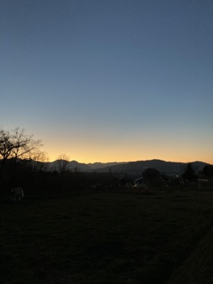 夕暮れ