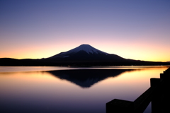 山中湖からの富士山