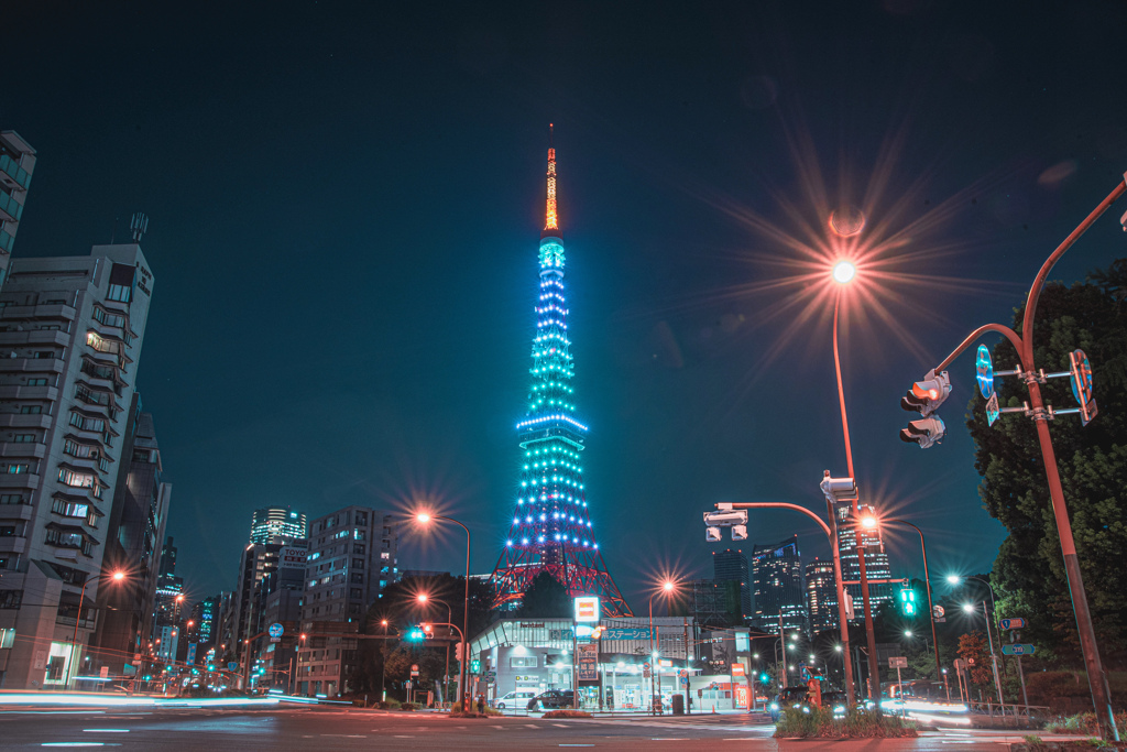 東京タワー夜景