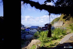 門島神社_鳥居から眺める宇和海