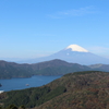 芦ノ湖と富士山